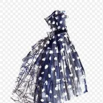 黑色长裙 PNG素材下载