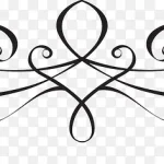 黑色花纹 高清PNG