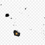 黑色碎石背景 免费PNG素材