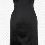黑色优雅裙子 透明背景PNG