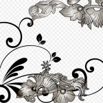 黑色边框背景 透明背景PNG