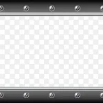 渐变黑色条幅 透明背景PNG