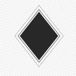 黑色菱形 高清PNG