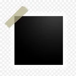 黑色素材 透明背景PNG