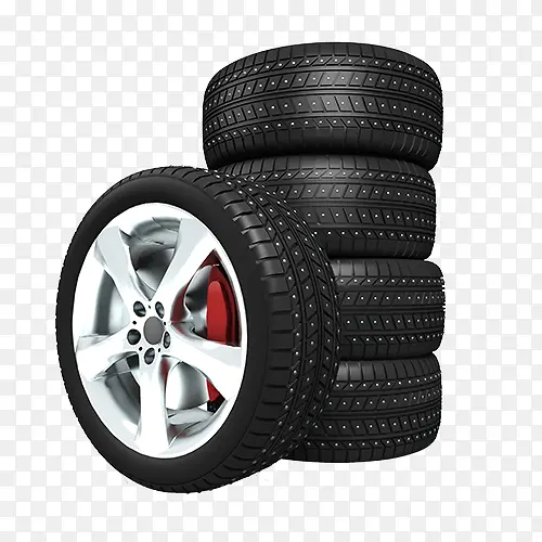 黑色车轮
