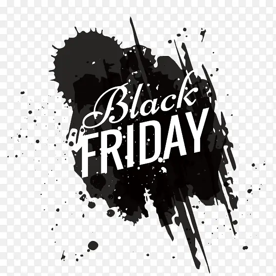 黑色星期五艺术字