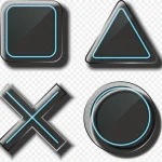 黑色霓虹效果标志 高清PNG