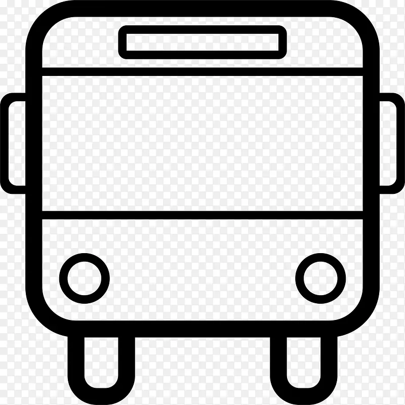 创意黑色公交车