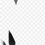 漂浮黑色石头 免费PNG素材