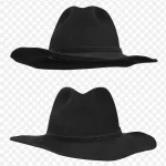 黑色绒布礼帽 免费PNG素材