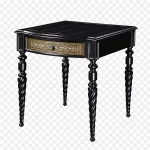黑色欧式桌子 PNG素材下载