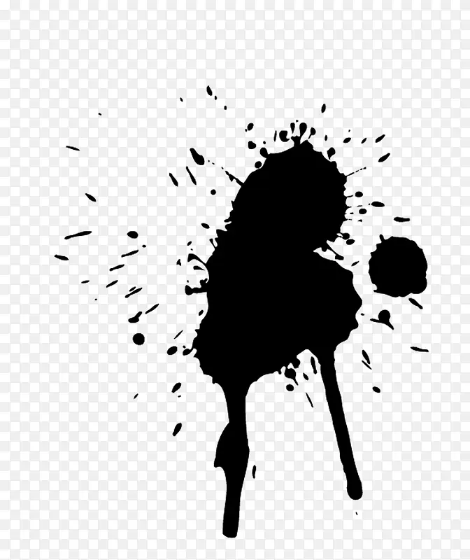 黑色泼墨