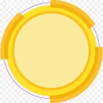 黄色圆形 透明背景PNG