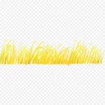 黄色的稻草 PNG素材下载