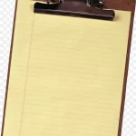 黄板夹 免费PNG素材