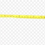 黄色卷尺免抠素材 透明背景PNG