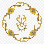 金黄色边框 高清PNG