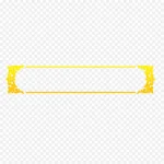 金黄色框框 PNG素材下载