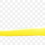 黄色丝带 高清PNG
