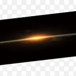 黄色炫光 炫光 黄色 透明背景PNG