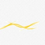 黄色丝带 免费PNG素材