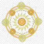 黄色法阵 PNG素材下载