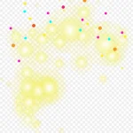 漂浮黄色光圈 高清PNG