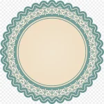 黄色圆圈卡片 高清PNG