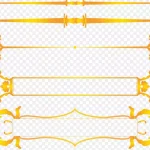 黄色边框 高清PNG