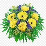 黄色鲜花 PNG素材下载