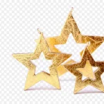 黄色金星 PNG素材下载