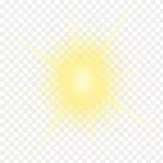 梦幻元旦黄色星光 免费PNG素材