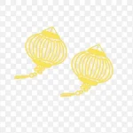 黄色灯笼 透明背景PNG