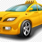 黄色小车 透明背景PNG