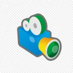 简约卡通投影仪 PNG素材下载