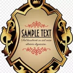 金属边框欧美简约 高清PNG