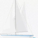 卡通简约风帆 免费PNG素材