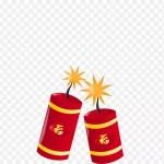 鞭炮节日元素节日素材 PNG素材下载