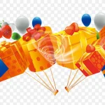 节日礼品盒 透明背景PNG