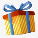 节日礼包 透明背景PNG