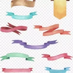 节日彩带 免费PNG素材