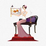 中秋节设计元素 PNG素材下载