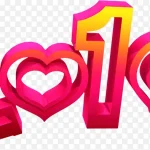 2010 字体设计元素 透明背景PNG