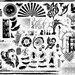 潮流时尚设计元素 透明背景PNG