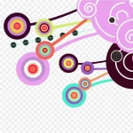 紫色平面设计元素 高清PNG