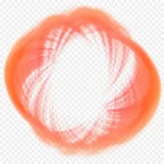 红色圆圈设计元素 高清PNG