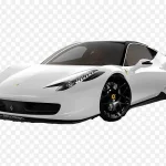 法拉利跑车 透明背景PNG