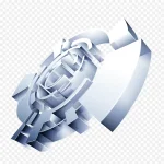 白色方格图像 PNG素材下载