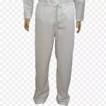 白色休闲裤 透明背景PNG