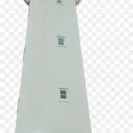 白色灯塔免抠素材 PNG素材下载